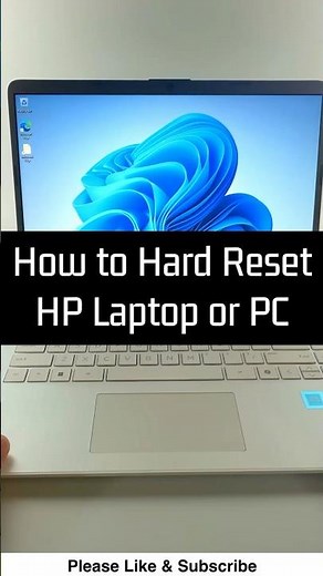 How to Hard Reset HP Laptop or PC