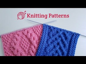 Collection of different knitting stitches to use in your own projects