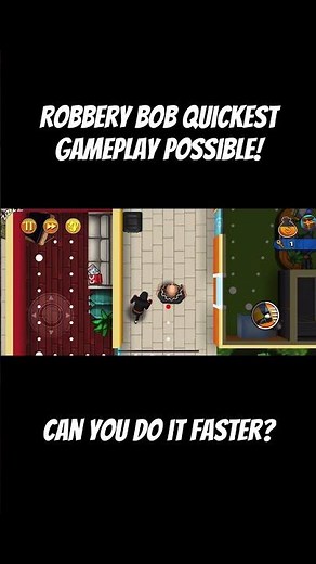 Completing Robbery Bob: Extra Level 11 - in the quickest way possible! #robberybob