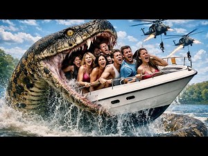 Amazon Monster: 20-meter Anaconda Attacks People on the Lake! Rescue by Army and Police! #movie