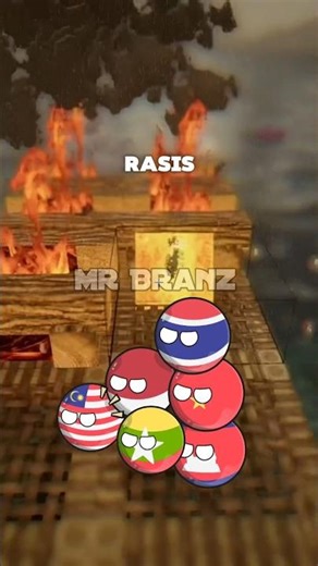 korsel vs netizen asia!! #shortvideo #minecraft #countryballs