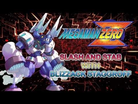 Mega Man Zero - Slash and Stab with Blizzack Staggroff