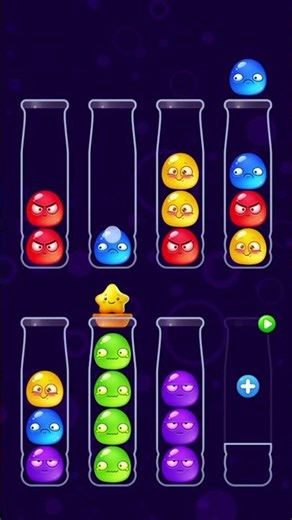 Color Sorting Challenge – Ball Sort Puzzle Fun Gameplay #shorts #gaming #gameplay #virlshort #30