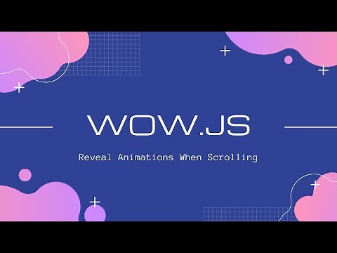 How to use WOW.JS