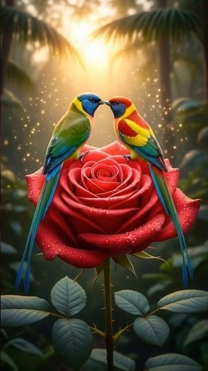 Magical Nature Fantasy | Beautiful Birds, Bunnies & Flowers | Peaceful Relaxing Video #nature #birds