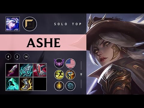 Ashe Top vs Akali - NA Master Patch 25.24