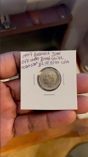 1990 P Roosevelt Dime (error coin)