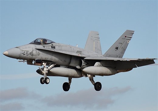 La llamativa despedida del F18 que dice adiós al vuelo y tendrá su hogar en León | leonoticias.com