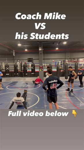 After Boxing Training Competition: Coach Mike VS his Students!!! #shorts