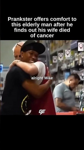 He Comforted This Elderly Man 🥹❤️