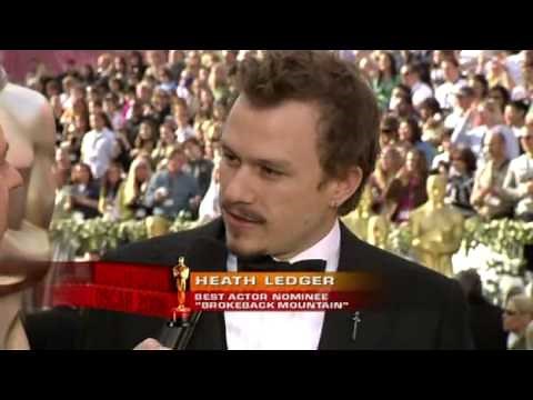Heath Ledger red carpet interview