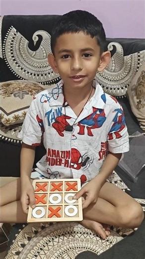 “Spider-Man Kid Playing Tic Tac Toe 😂 Who Will Win?”