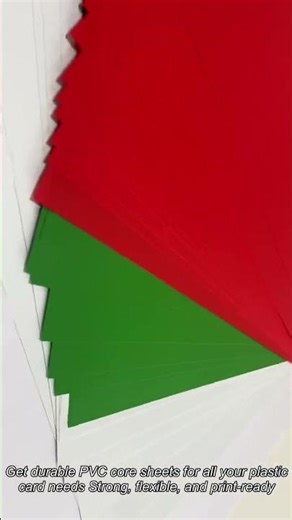 Durable PVC Core Sheets for Premium Plastic Cards