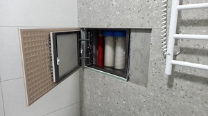 Wall Access Panel Covered With Ceramic Tiles Hidden Metal Trapdoor Custom Utility Hatch for Bathroom or Shower Flush Mounted Inspection Door - Etsy