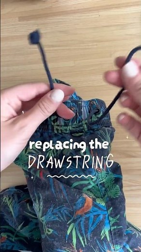 Upcycled Drawstring: A DIY Upgrade