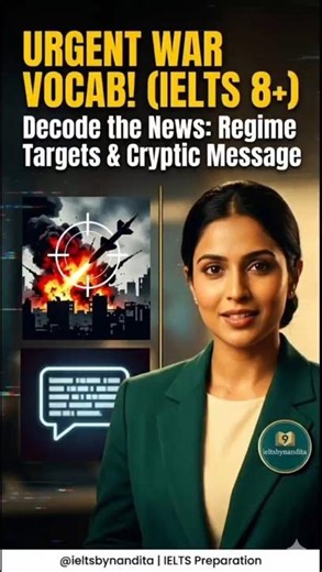 Level Up Your IELTS Vocabulary 🚀 | Use “Cryptic Message” Like a Band 8 Pro! #IELTS #EnglishLearning