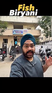 India food blogger Pujneet Singh aka Bhooka Saand visited Hyderabad and tried fish biryani. Follow @bhookasaand [ Best Biryani in the world, Famous Biryani, Top Biryani Places, Delhi Food Blogger, Food Tours India ] | BhookaSaand