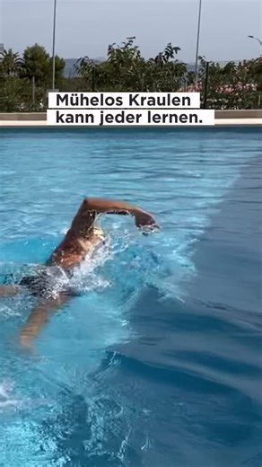Jeder kann mühelos kraulen lernen. Es braucht nur die richtige Anleitung dafür. #müheloskraulen | Jorge Sports