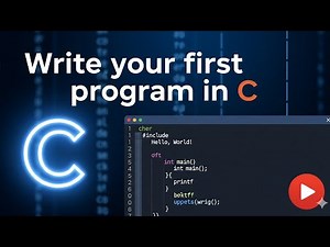Write Your First Program in C