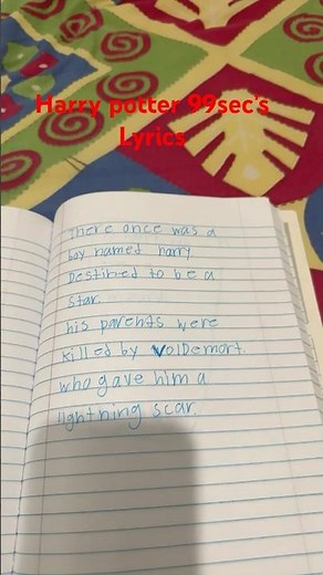 Harry potter 99 seconds lyrics