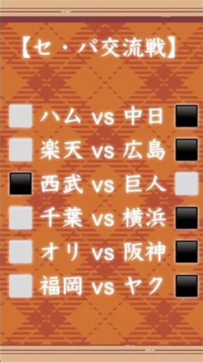📝【勝敗予想】※ 先発投手は考慮せず、打順の組み方のみでの判断となります。#プロ野球#ソフトバンク#日本ハム#オリックス#楽天#西武#ロッテ#阪神#横浜#巨人#中日#広島#ヤクルト