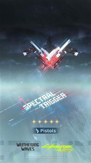 Wuthering Waves × Cyberpunk: Edgerunners | Collaboration-exclusive 5-Star Weapon — Spectral Trigger