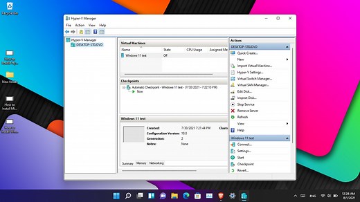 آموزش نصب Hyper-V در ویندوز 11 و ساخت ماشین مجازی
