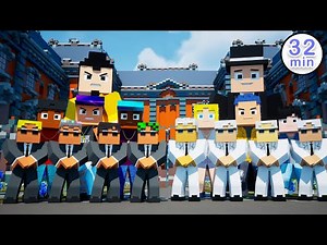 Minecraft Movie Story Full Series 1 ( 32 minutes ) | WK Animation