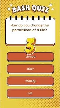BASH Quiz - Basics 1 - Test your knowledge with these 5 quick questions