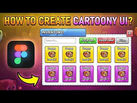 The Greatest Cartoony UI Tutorial on Roblox (w/ Figma)