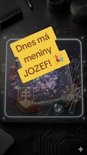 Dnes má meniny JOZEF! 🎉 Všetko najlepšie!