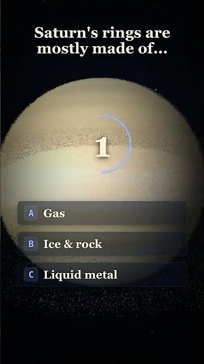 What Are Saturn’s Rings Made Of? 🪐