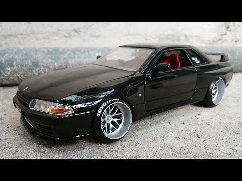 Unboxing Nissan R32 Initial-D Takeshi Nakazato , Jada Toys Scale 1/24