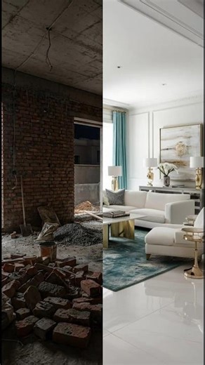 Who Says White Houses Are Cold and Dull? Check Out This "Amazing" Color Combination! ❄️🔥 #shorts