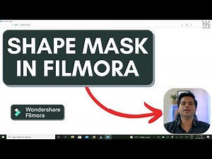 How to Use Shape Mask in Filmora | Use Different Shapes instead of Square for Webcam Video