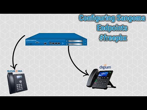 How to Configure Sangoma and Digium Phones/ Endpoints | #pbxact #freepbx