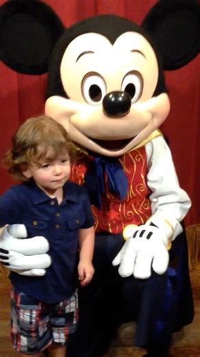 Talking Mickey Mouse Meet & Greet Part 2 Marching witth Mickey #mickeymouse #disney #disneyworld #disneyparks | Brockzilla Productions