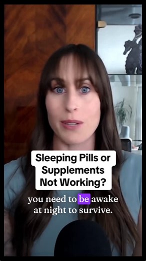 Meredith Louden | Sleep Coach for Insomnia on Instagram: "Sleep supplements and even sleeping pills often don’t work the way you expect. 😴 Because your brain is far more powerful than any pill. If your brain thinks you need to stay awake at night to survive, it simply won’t let you sleep. And as extreme as it sounds, the survival part of your mind only understands one thing: life or death. So what’s really happening is this: Your brain is stuck in high alert mode, activating your fight-or-fligh