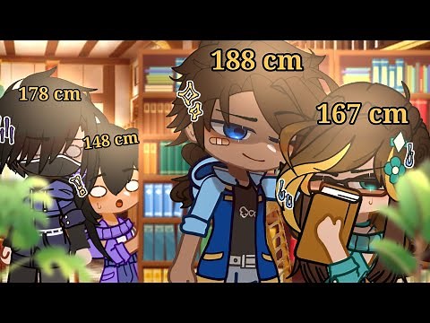 📊 Height Comparison💁‍♀️ Meme // Aphmau // Gacha Club Trend //