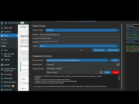 Cara Setting Aplikasi Blogger & Wordpress Auto Post ke WordPress