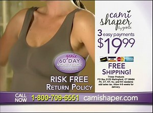 Cami Shaper TV Commercial