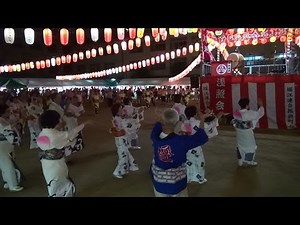 江州音頭～河内おとこ節(rec) 堀江盆踊り 二日目 2015.08.18