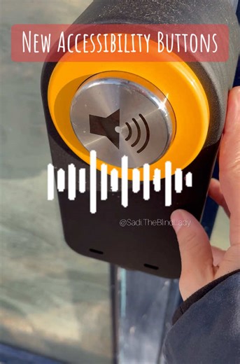 What does THIS button do? 🤔 #Technology #Accessibility #Transit #Blind #LowVision