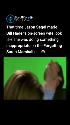 Bill Hader couldn't keep it together on the Forgetting Sarah Marshall set 😭