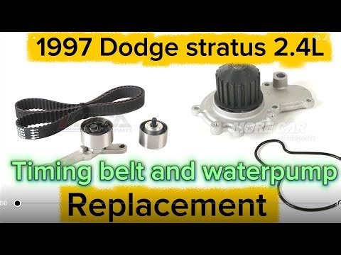 1997 Dodge stratus 2.4L water pump and timing belt REPLACEMENT