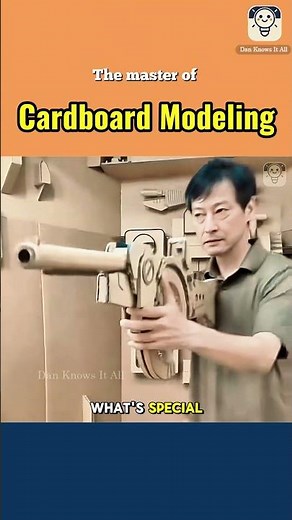 The master of cardboard modeling
