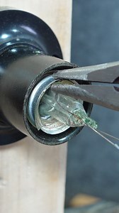 Broken bulb stuck in the socket? Watch this step-by-step guide to removing it safely without getting hurt. Safety is priority #1! #diy #skills #tips #lifehacks #workshop | Crafty Fixer