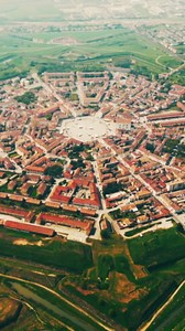 Italy's Star-Shaped Wonder: Palmanova from the Sky.