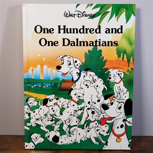 1989 '101 Dalmations' Walt Disney Children's Book Vintage Illustrated Hardcover Twin Books Gallery Books - Etsy