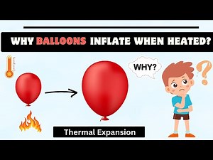 Why Balloons Inflate When Heated | Thermal Expansion | Balloon Inflation | The Science Explained